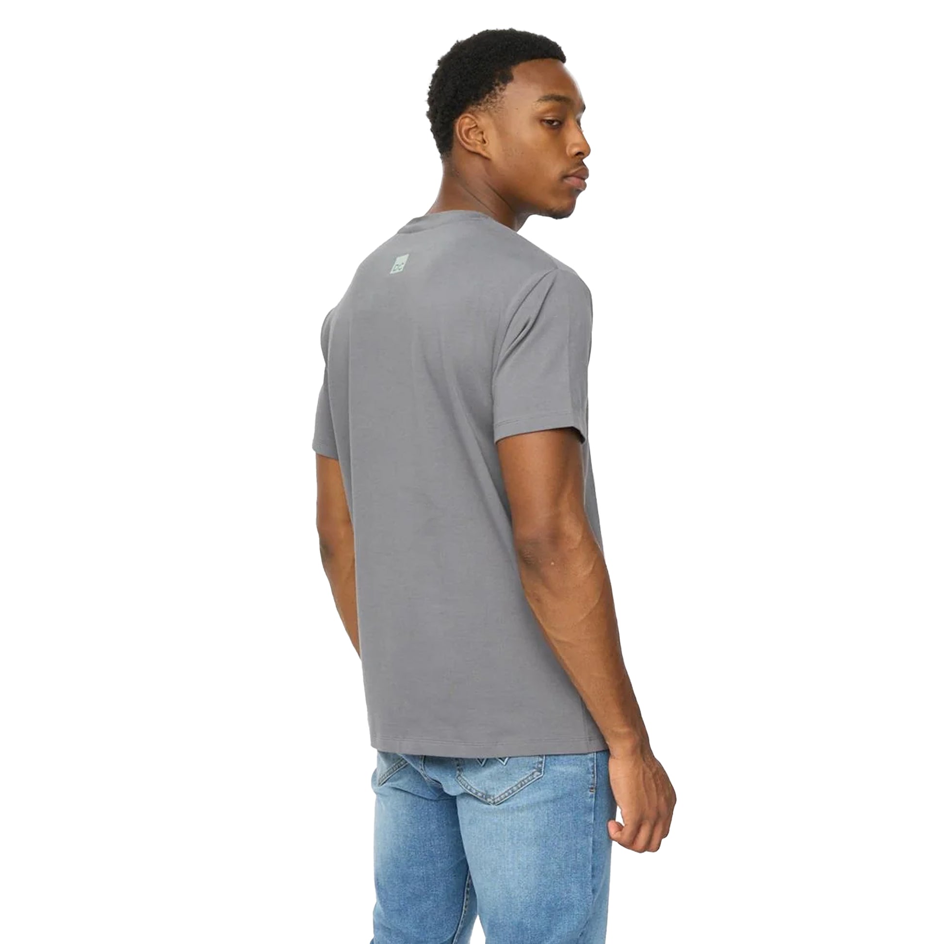 Petrol - Back - Duck and Cover Mens Polymoore Heavyweight T-Shirt