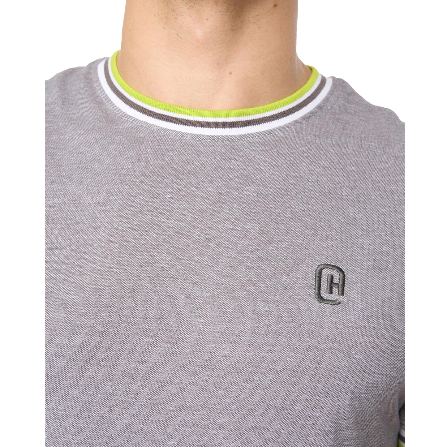 White - Side - Crosshatch Mens Keraga T-Shirt
