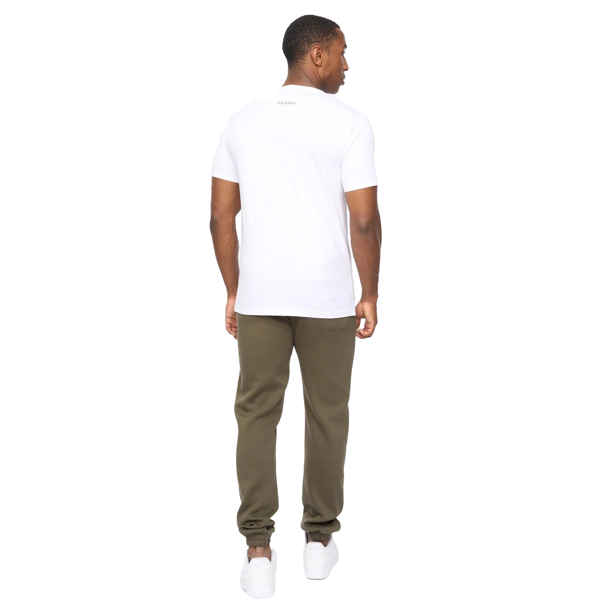 White - Back - Crosshatch Mens Jamals T-Shirt