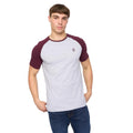 Rum Raisin-Grey Marl - Lifestyle - Crosshatch Mens Remison T-Shirt