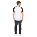 Black-White - Back - Crosshatch Mens Remison T-Shirt