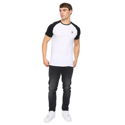 Black-White - Lifestyle - Crosshatch Mens Remison T-Shirt