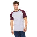 Rum Raisin-Grey Marl - Front - Crosshatch Mens Remison T-Shirt