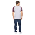 Rum Raisin-Grey Marl - Back - Crosshatch Mens Remison T-Shirt