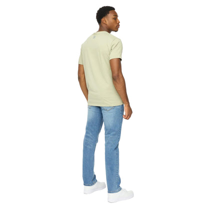 Sage - Back - Duck and Cover Mens Crytons Heavyweight T-Shirt