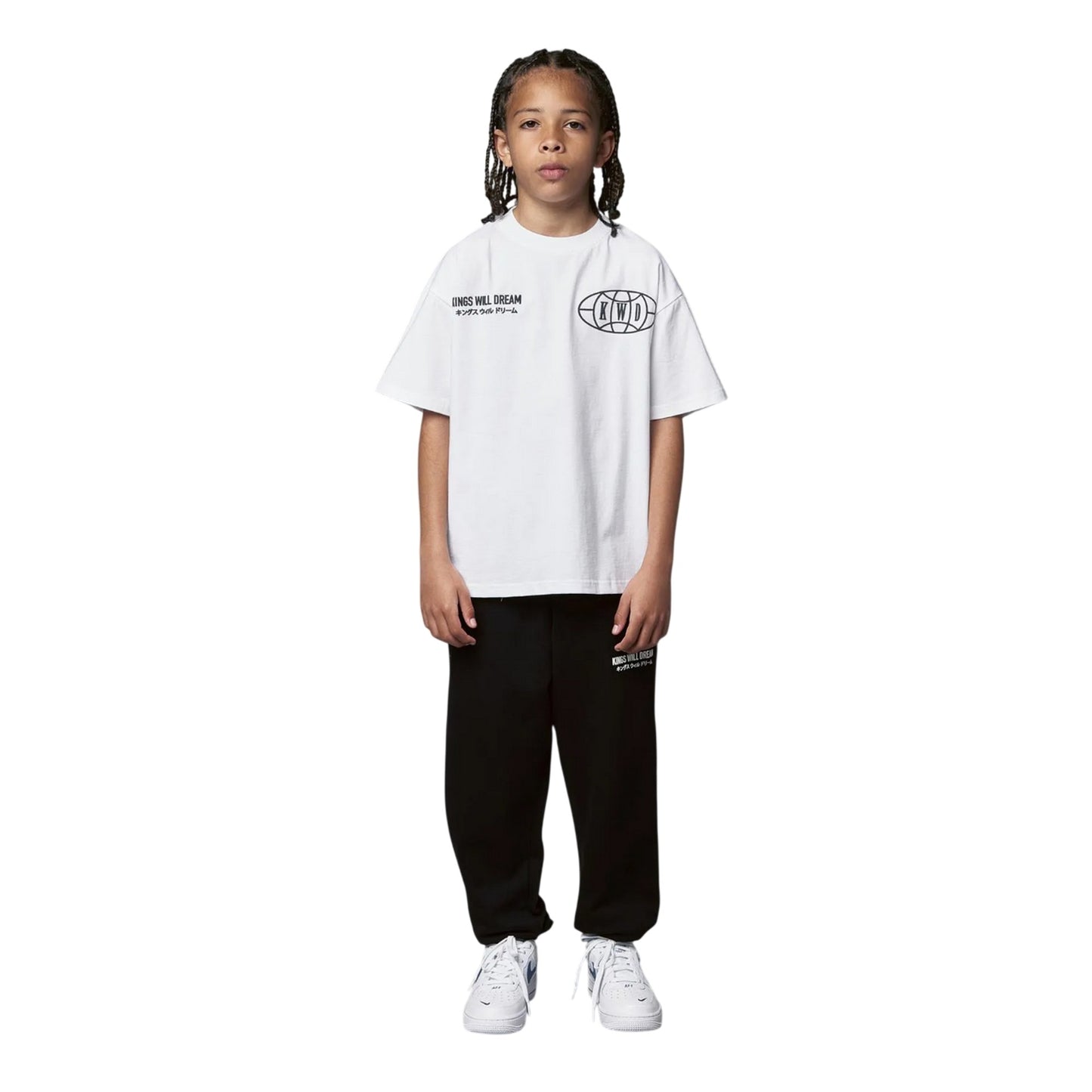 White - Back - Kings Will Dream Boys Studio Duo Line Crew Neck Sweatshirt