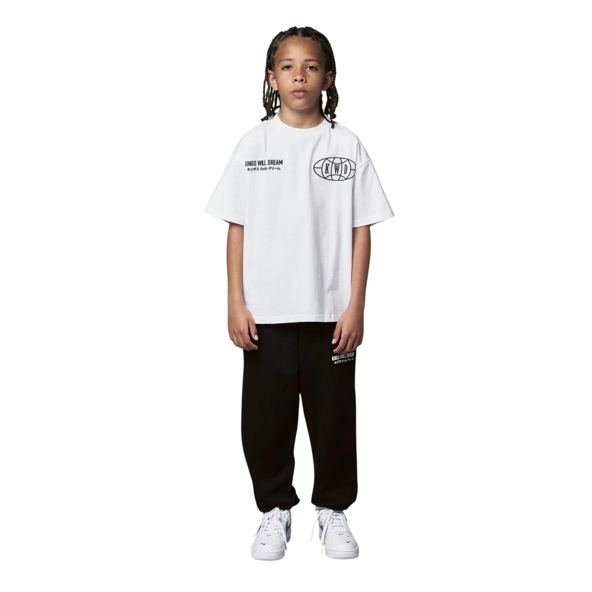 White - Back - Kings Will Dream Boys Studio Duo Line Crew Neck Sweatshirt