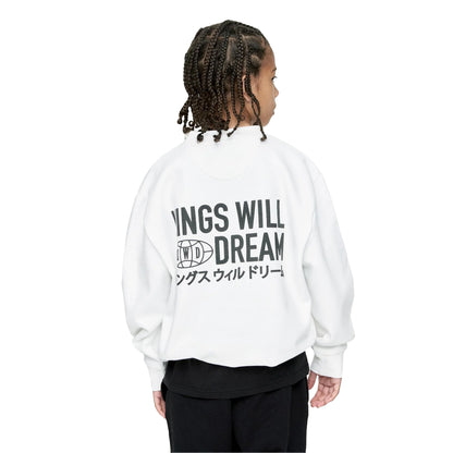 White - Back - Kings Will Dream Boys Studio Title Sweatshirt