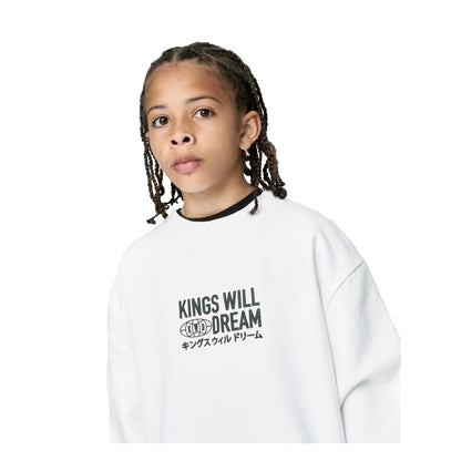 White - Side - Kings Will Dream Boys Studio Title Sweatshirt