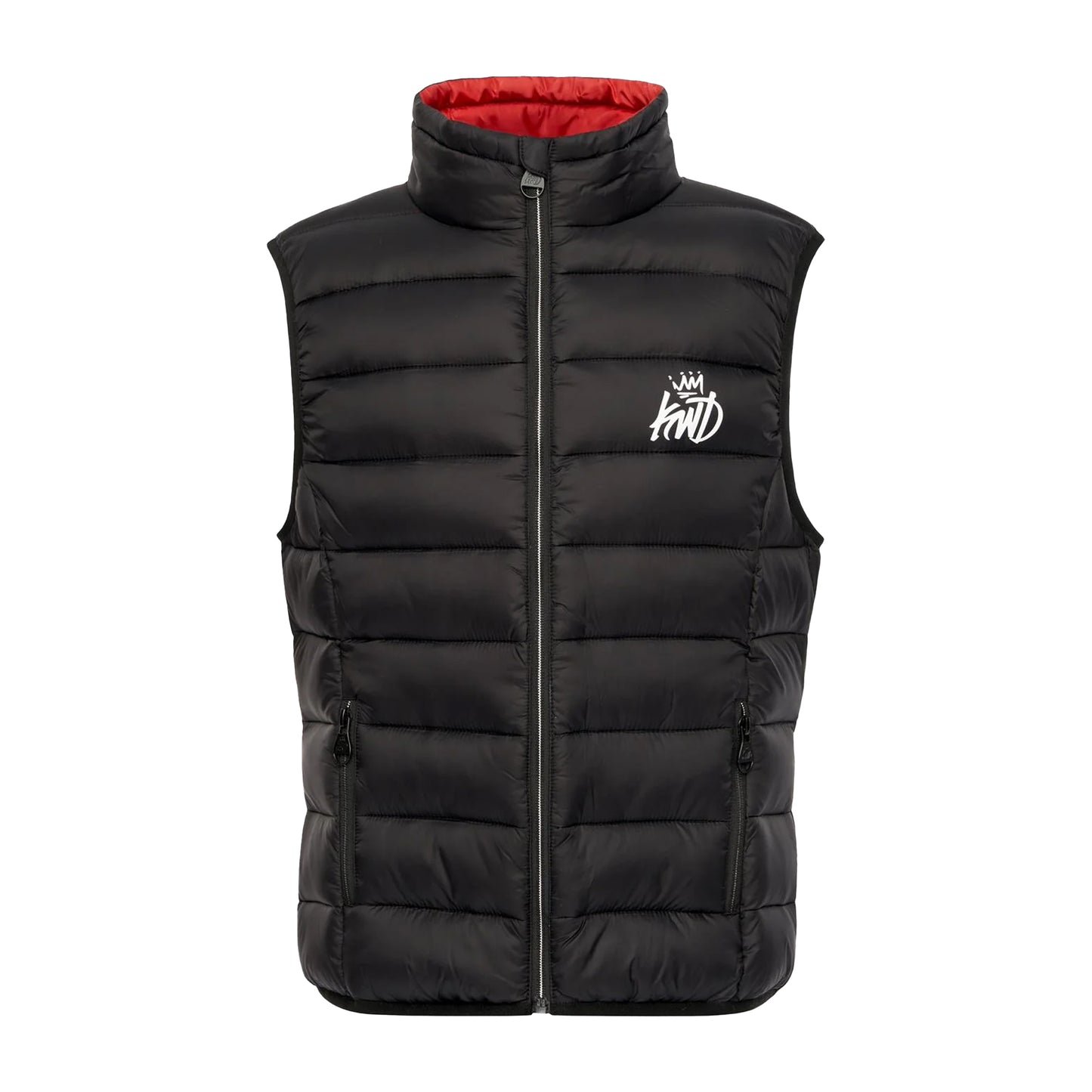 Black - Front - Kings Will Dream Boys Jackinson Quilted Padded Gilet
