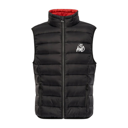 Black - Front - Kings Will Dream Boys Jackinson Quilted Padded Gilet