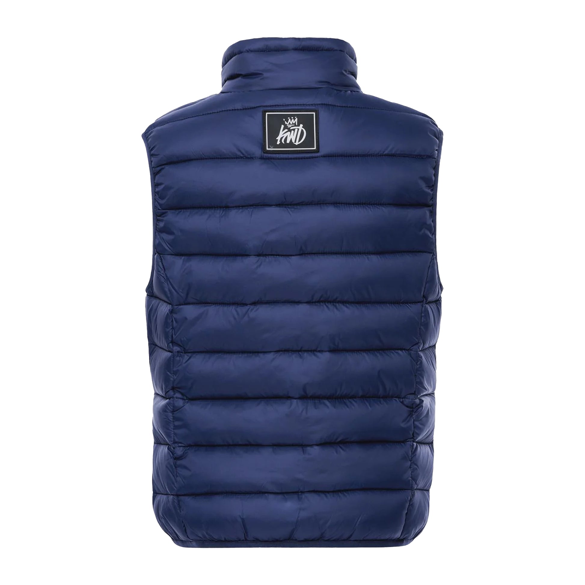 Navy - Back - Kings Will Dream Boys Jackinson Quilted Padded Gilet