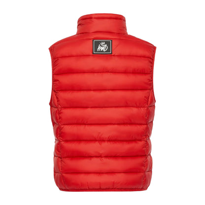 Red - Back - Kings Will Dream Boys Jackinson Quilted Padded Gilet