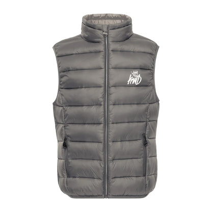 Asphalt - Front - Kings Will Dream Boys Jackinson Quilted Padded Gilet