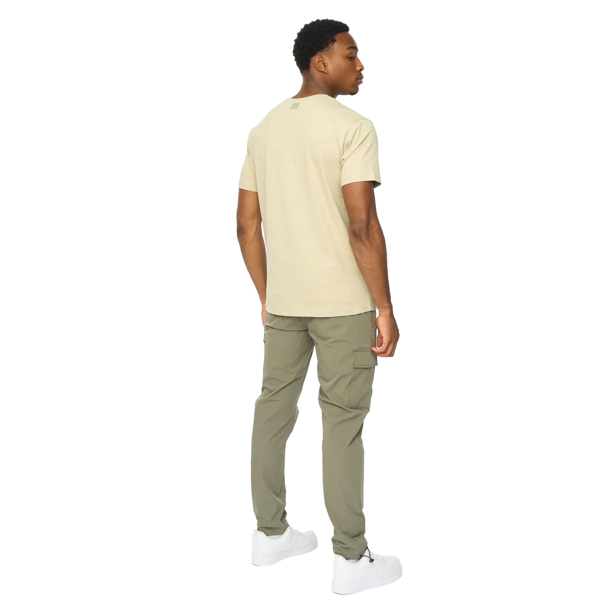 Light Sage - Back - Duck and Cover Mens Kematone T-Shirt