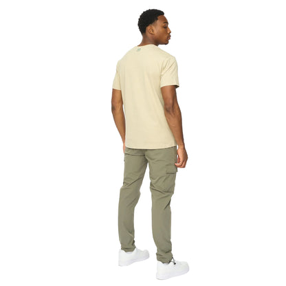 Light Sage - Back - Duck and Cover Mens Kematone T-Shirt