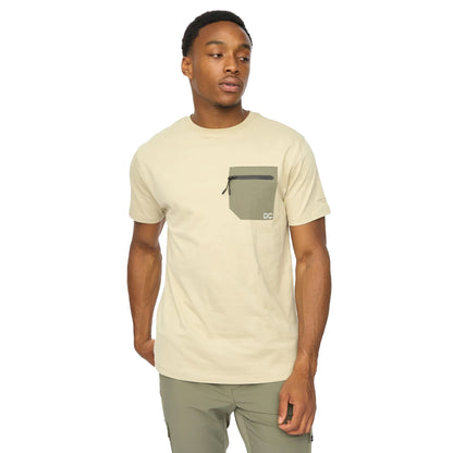 Light Sage - Side - Duck and Cover Mens Kematone T-Shirt