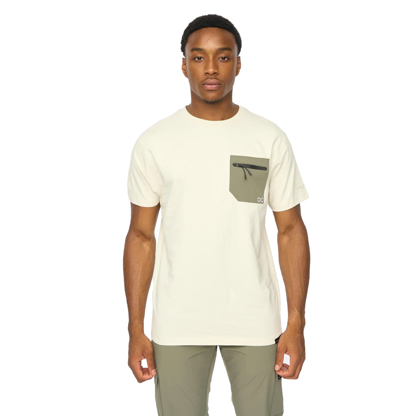 Off White - Front - Duck and Cover Mens Kematone T-Shirt