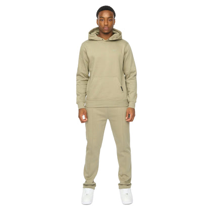 Sage - Front - Duck and Cover Mens Chattamere Hoodie & Bottom Set