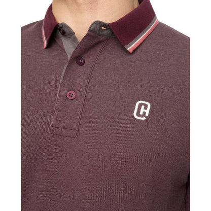 Raisin Purple - Side - Crosshatch Mens Mettormoore Polo Shirt