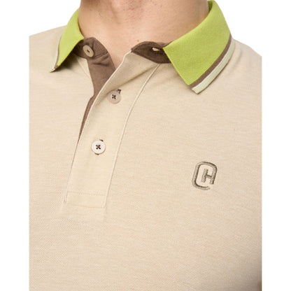 Off White - Side - Crosshatch Mens Mettormoore Polo Shirt