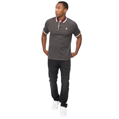 Black - Lifestyle - Crosshatch Mens Chimlacks Polo Shirt