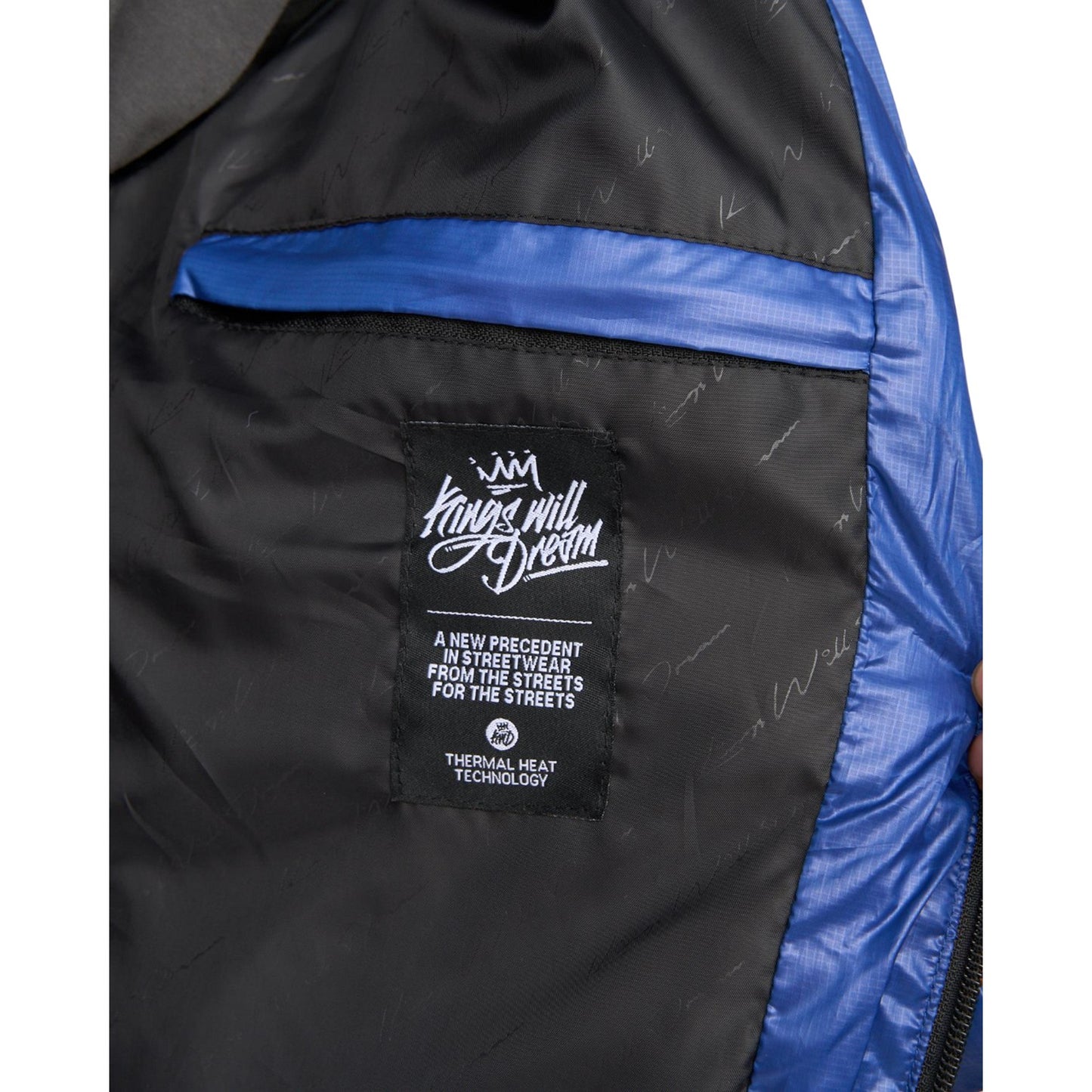 Blue - Pack Shot - Kings Will Dream Mens Ascend Puffer Jacket