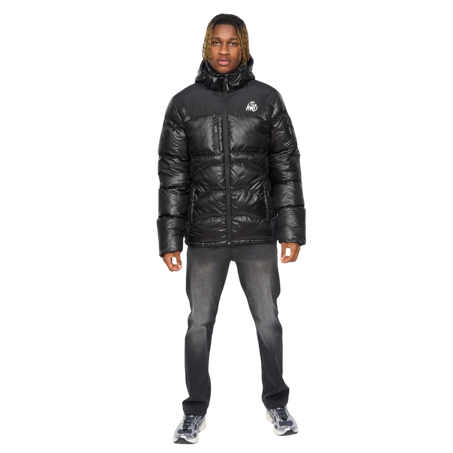 Black - Close up - Kings Will Dream Mens Ascend Puffer Jacket