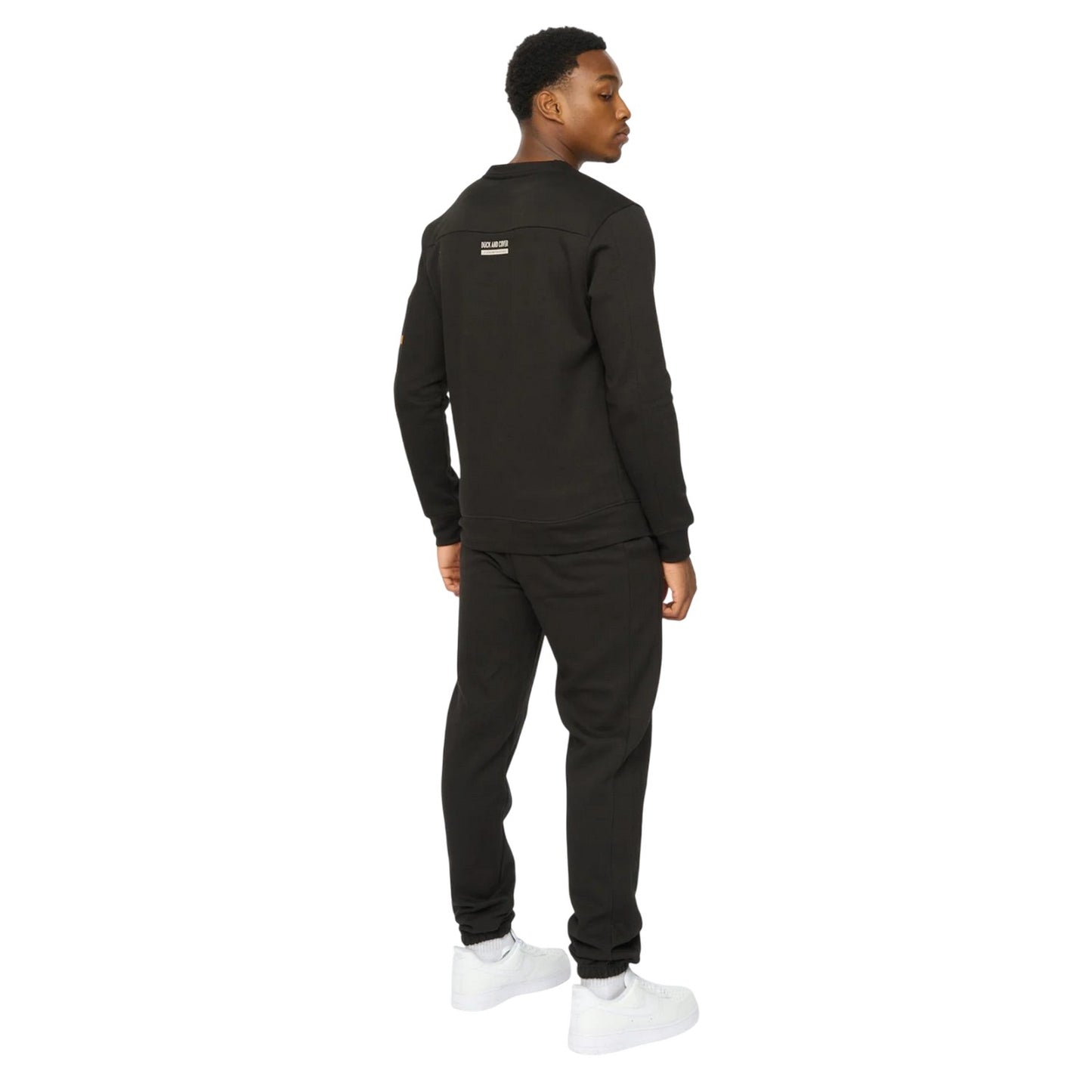 Black - Back - Duck and Cover Mens Applewood Top & Bottom Set