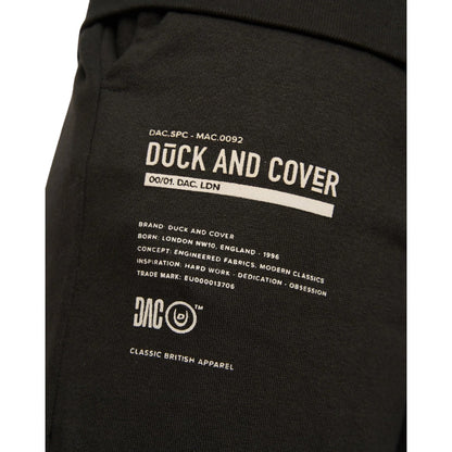 Black - Close up - Duck and Cover Mens Applewood Top & Bottom Set