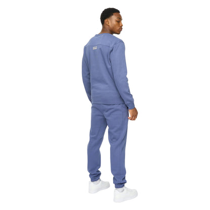 Denim Blue - Back - Duck and Cover Mens Applewood Top & Bottom Set