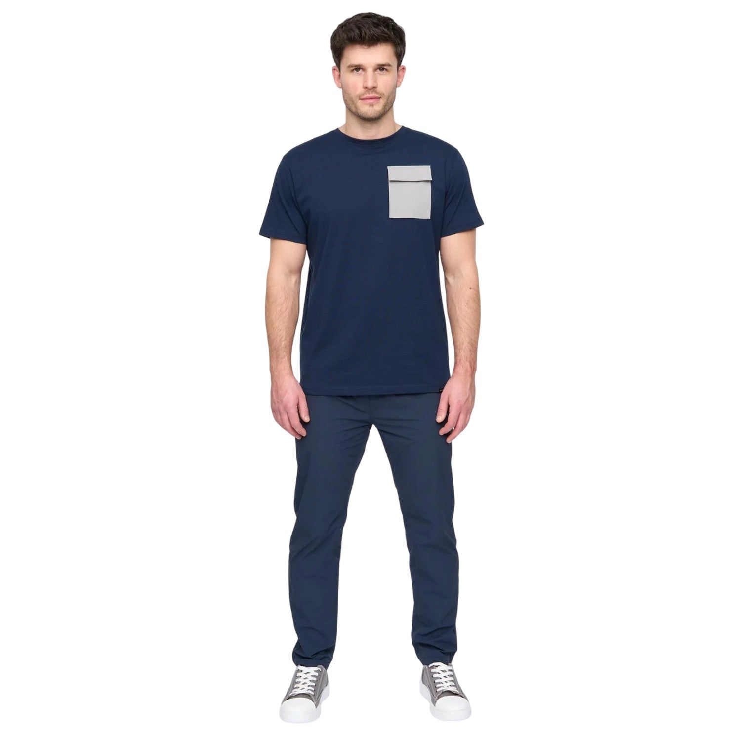 Navy - Pack Shot - Duck and Cover Mens Limatar Trousers