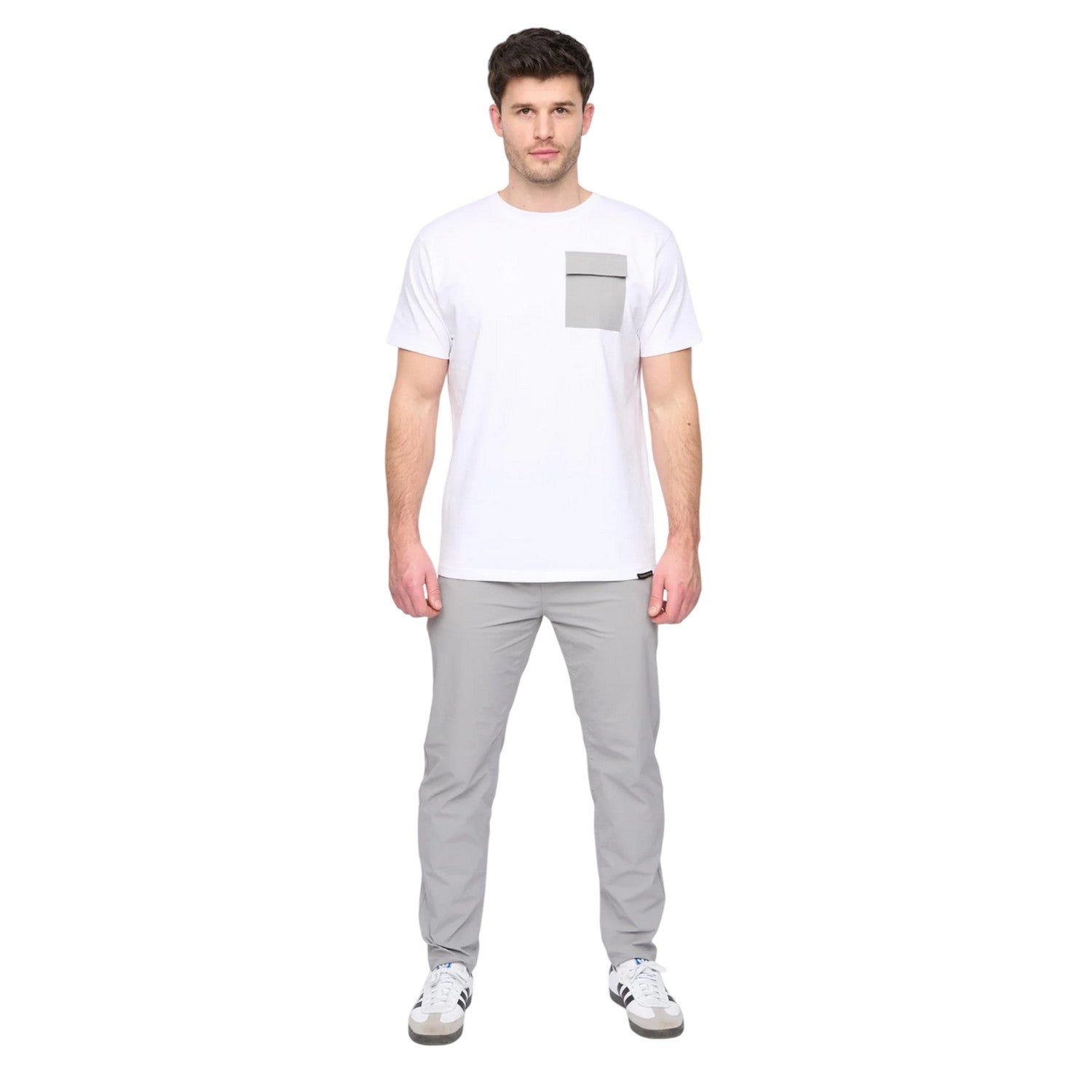 Grey - Pack Shot - Duck and Cover Mens Limatar Trousers