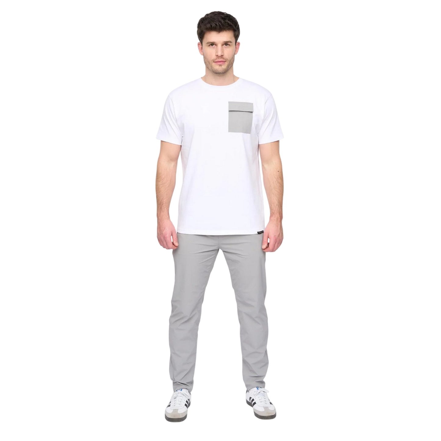 Grey - Pack Shot - Duck and Cover Mens Limatar Trousers