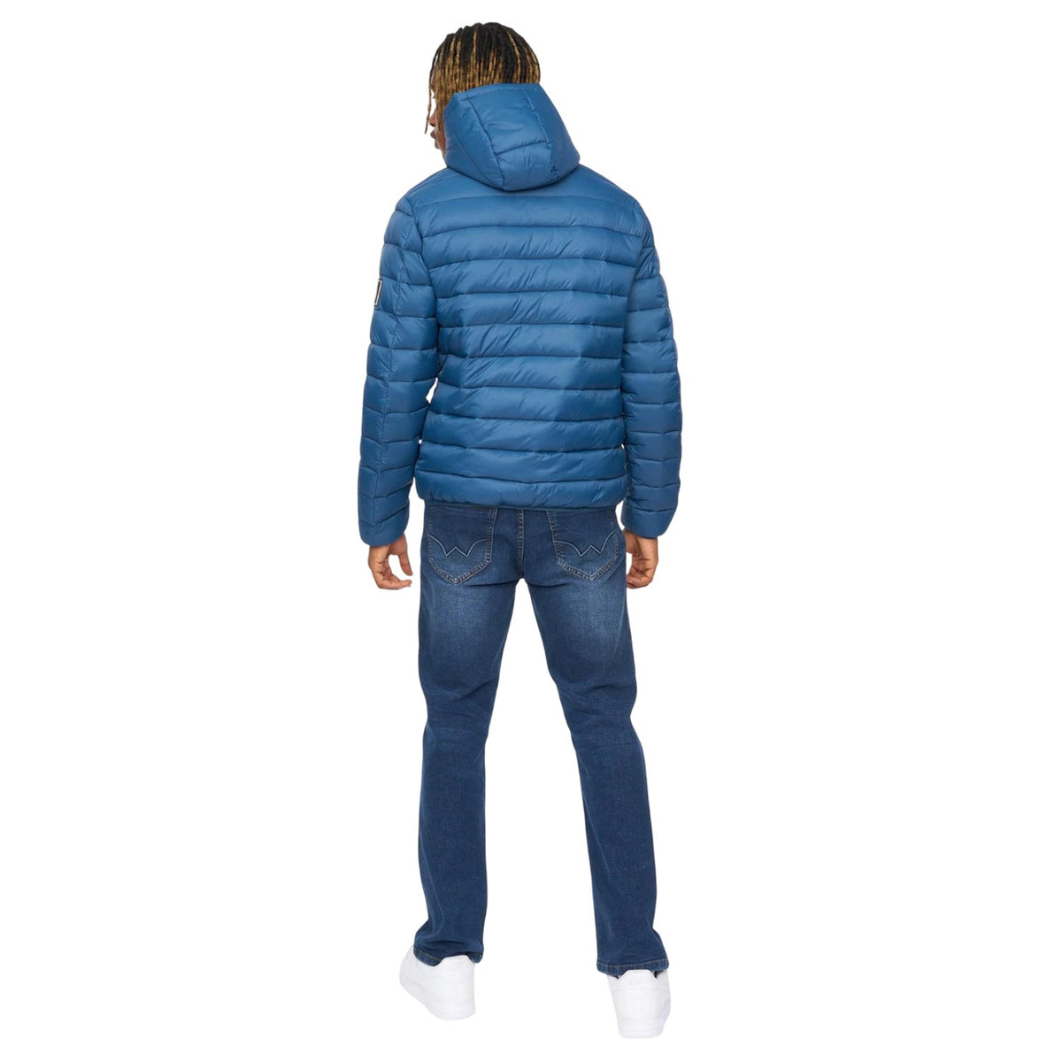 Teal - Back - Kings Will Dream Mens Jackinson Puffer Jacket