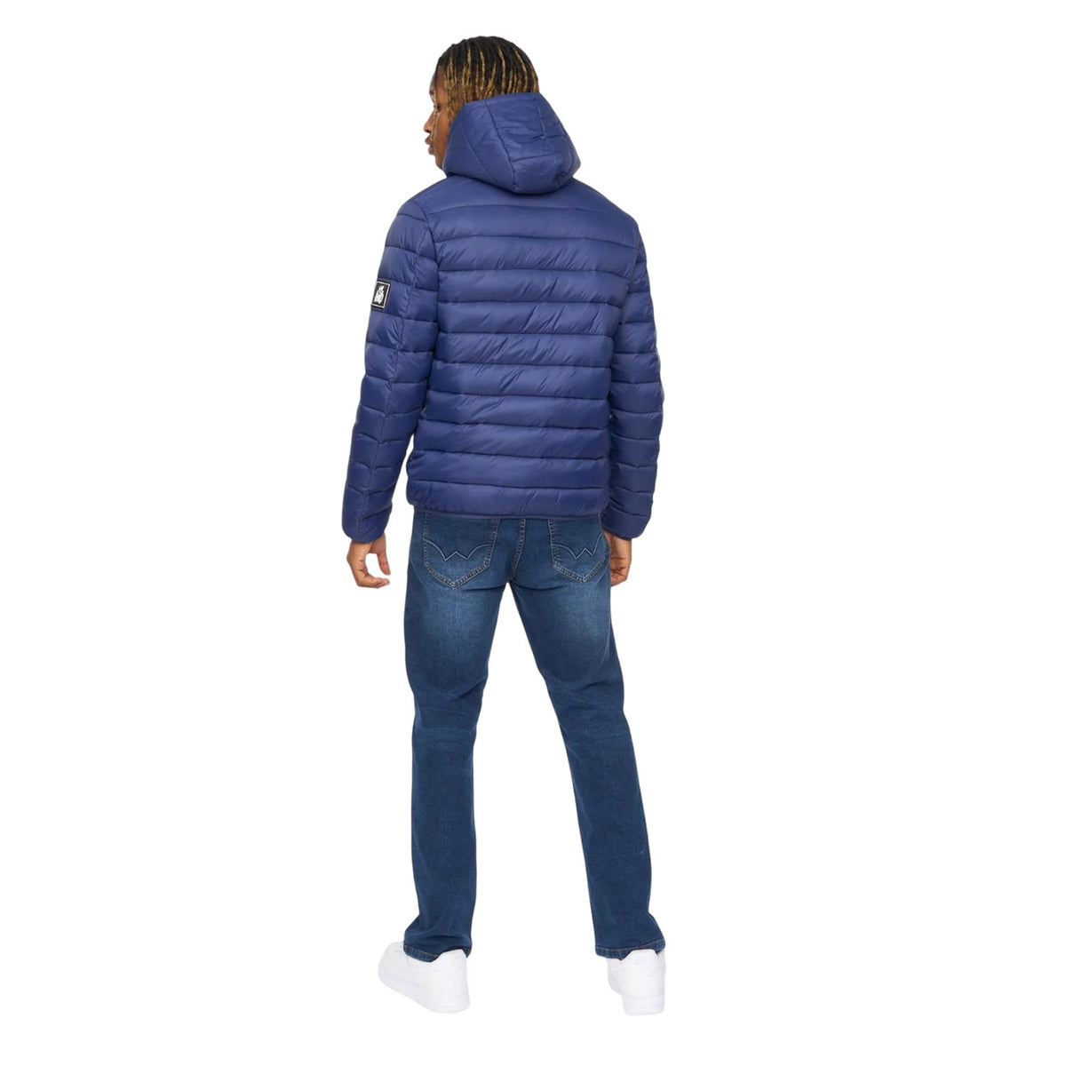Navy - Back - Kings Will Dream Mens Jackinson Puffer Jacket