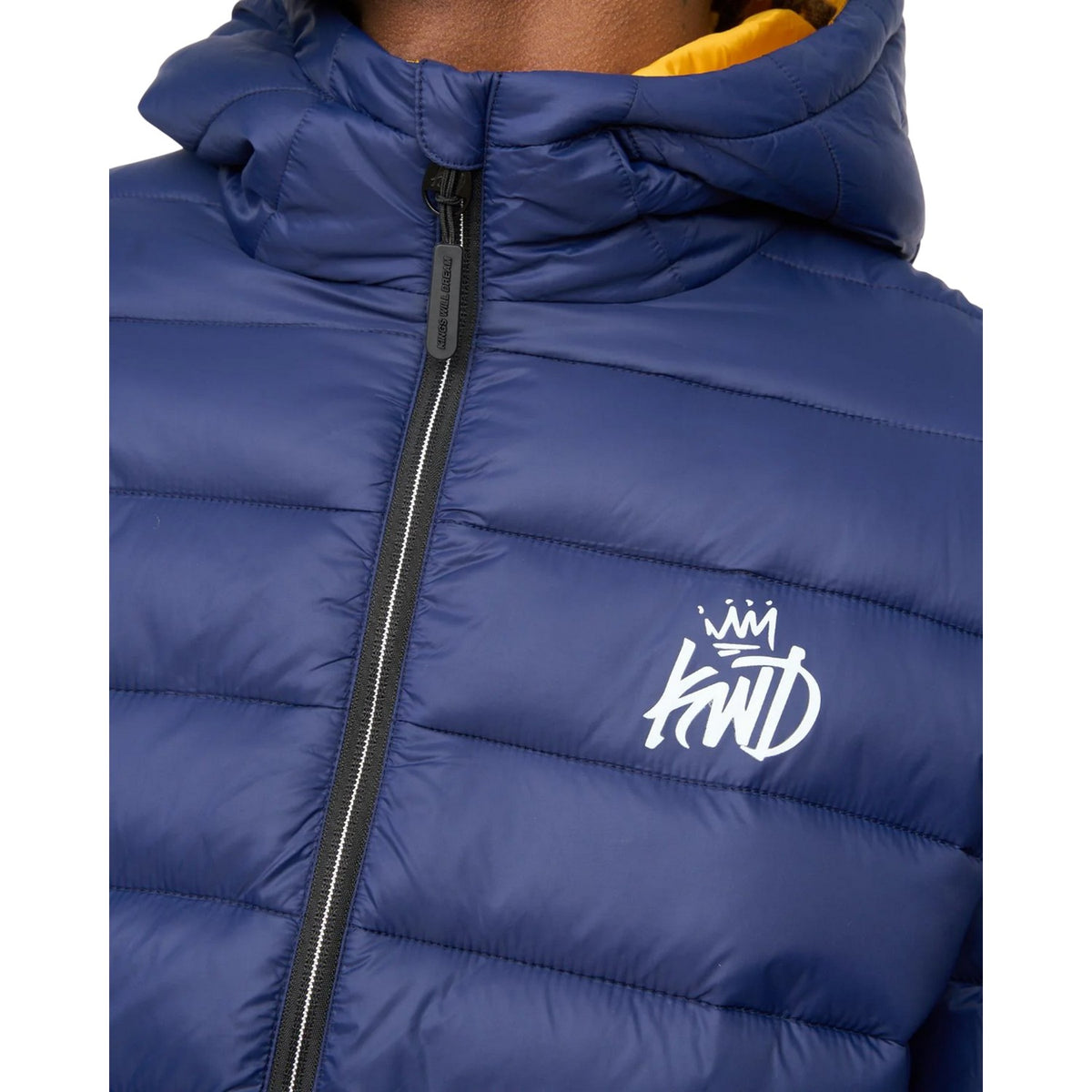 Navy - Side - Kings Will Dream Mens Jackinson Puffer Jacket