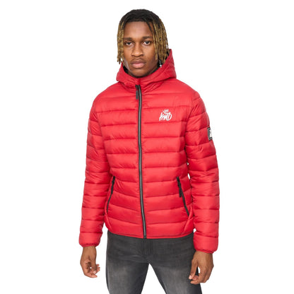 Red - Front - Kings Will Dream Mens Jackinson Puffer Jacket