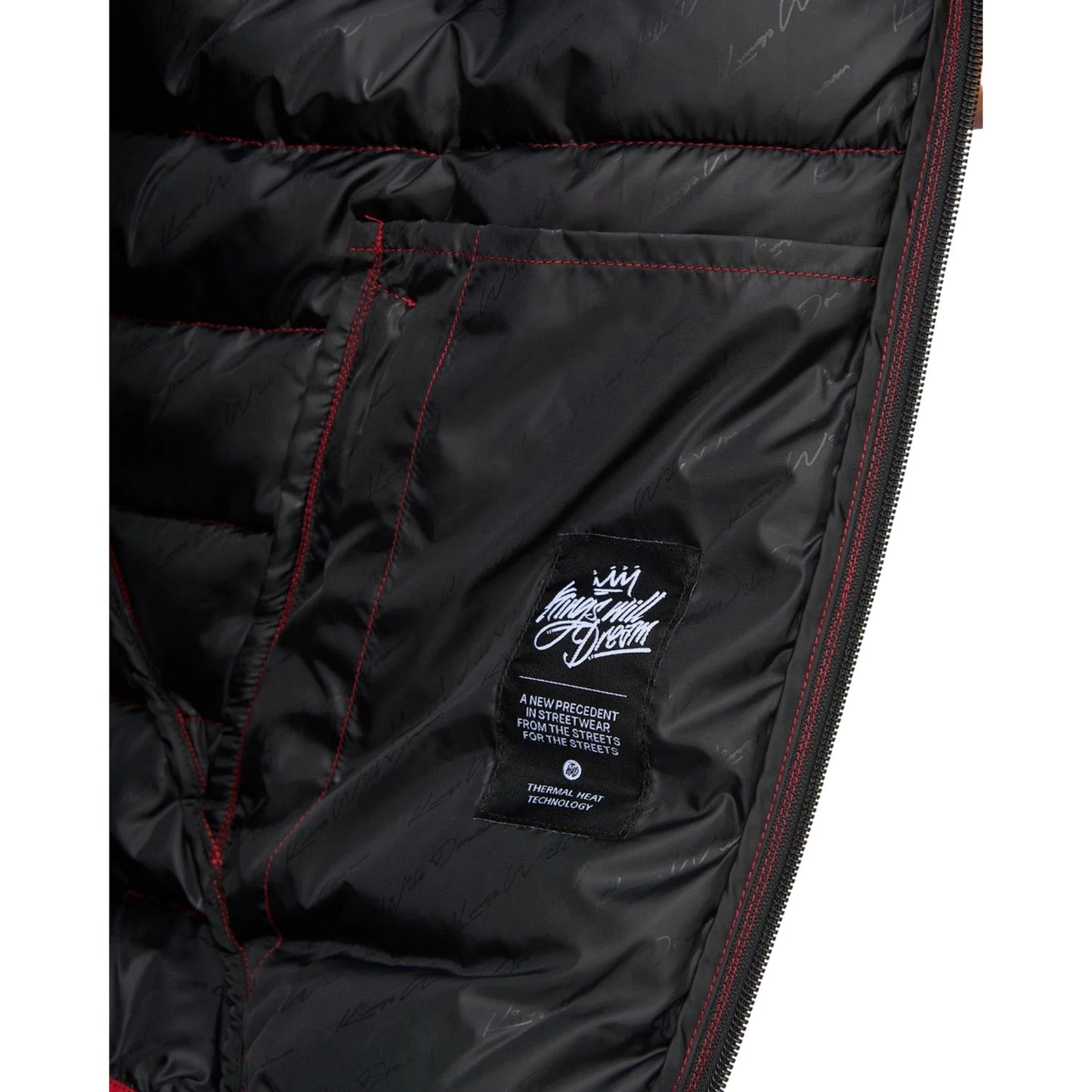 Red - Lifestyle - Kings Will Dream Mens Jackinson Puffer Jacket