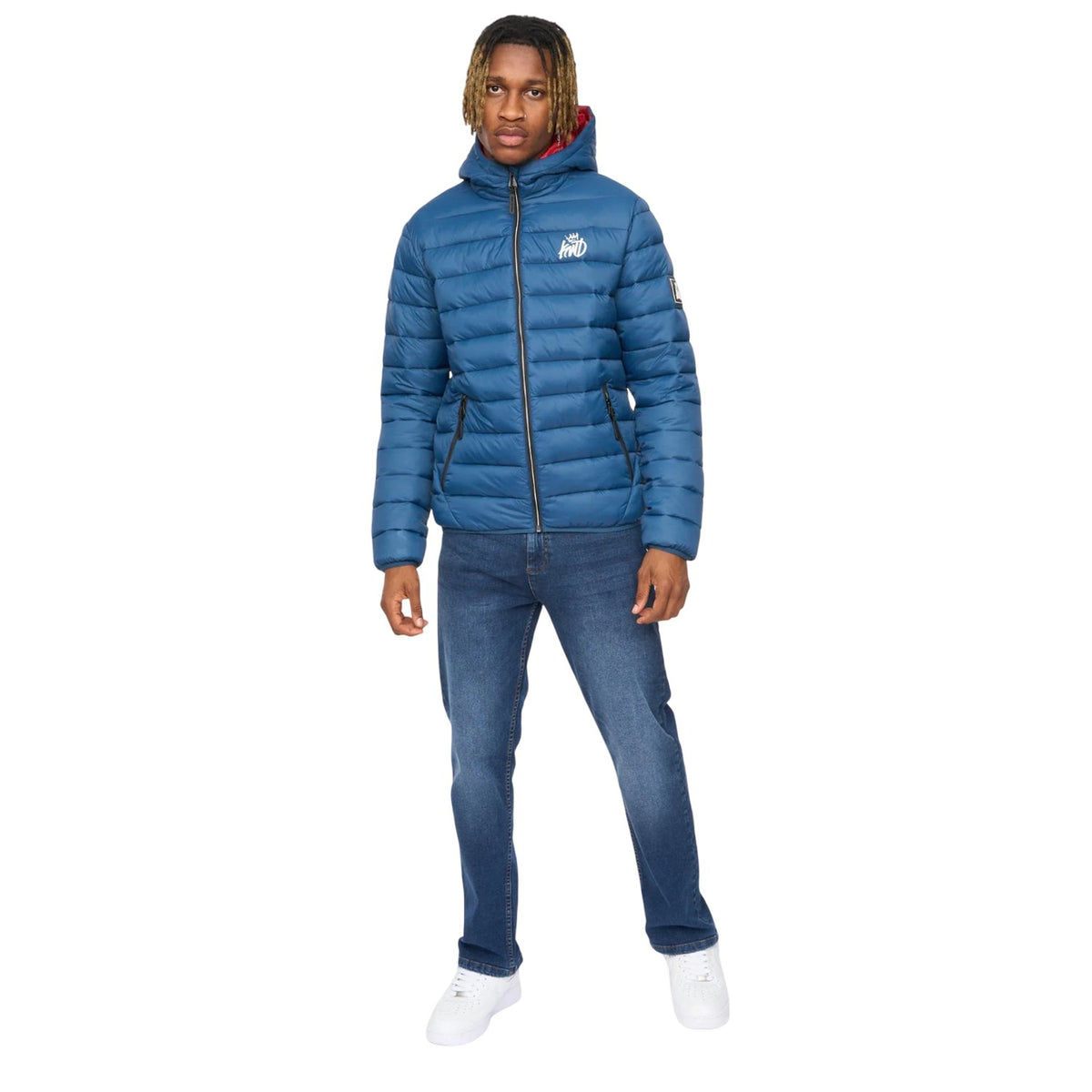 Teal - Lifestyle - Kings Will Dream Mens Jackinson Puffer Jacket
