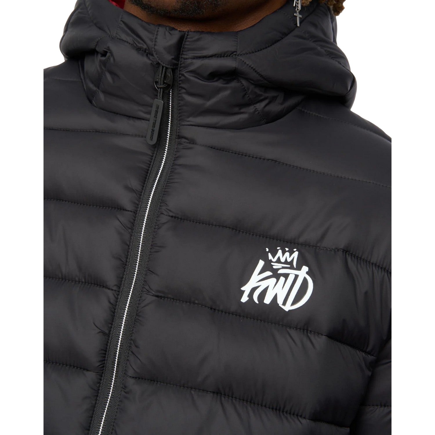 Black - Side - Kings Will Dream Mens Jackinson Puffer Jacket