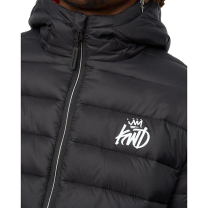 Black - Side - Kings Will Dream Mens Jackinson Puffer Jacket