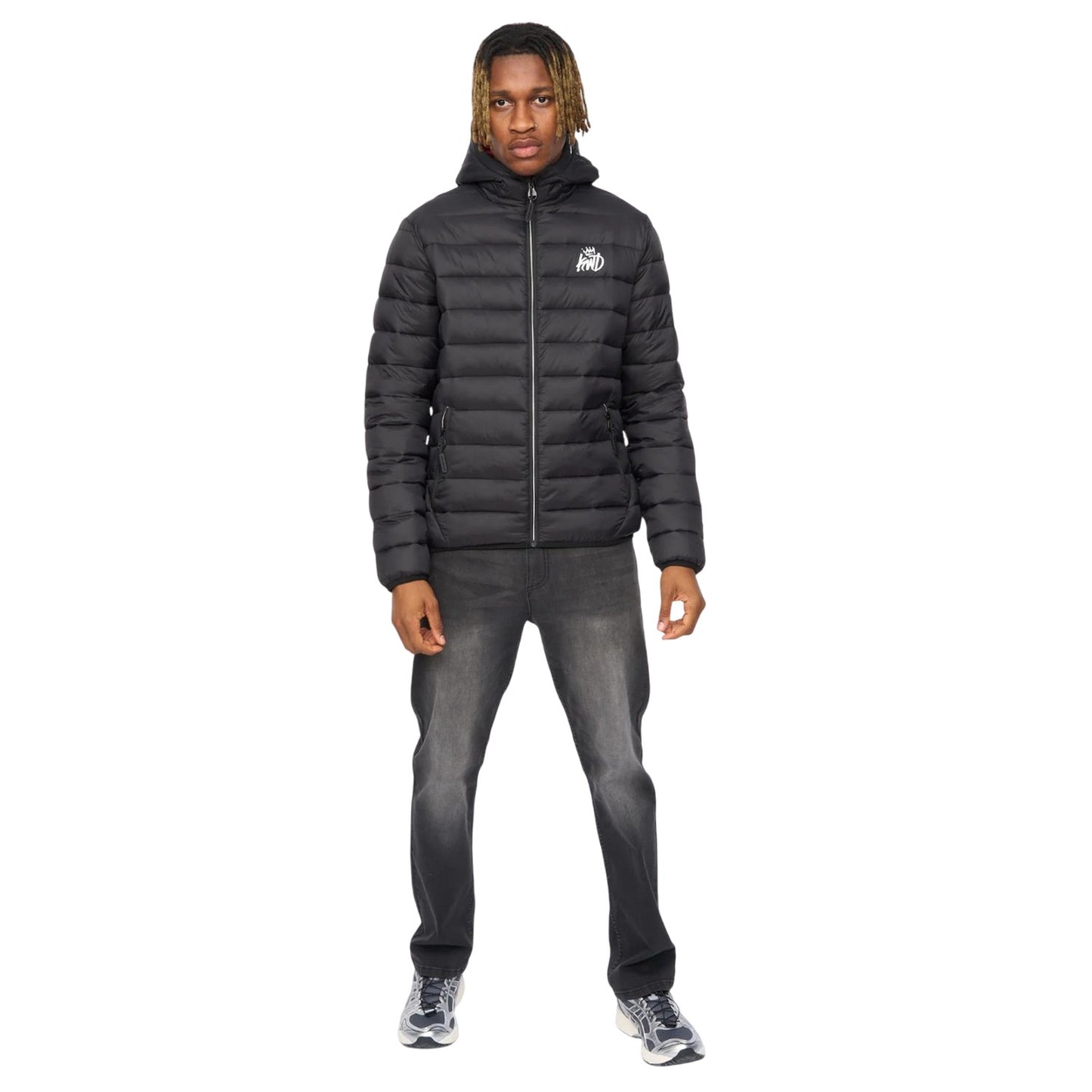 Black - Pack Shot - Kings Will Dream Mens Jackinson Puffer Jacket