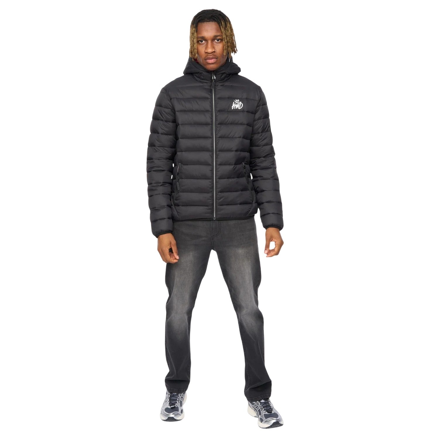 Black - Pack Shot - Kings Will Dream Mens Jackinson Puffer Jacket