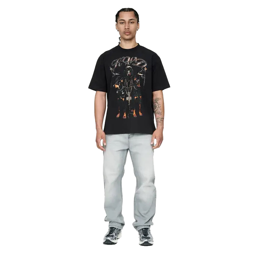 Light Grey Wash - Side - Kings Will Dream Mens Studio Dee Baggy Jeans