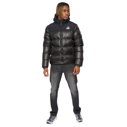 Black - Close up - Kings Will Dream Mens Summs Puffer Jacket