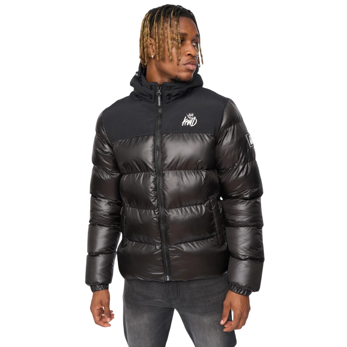 Black - Front - Kings Will Dream Mens Summs Puffer Jacket
