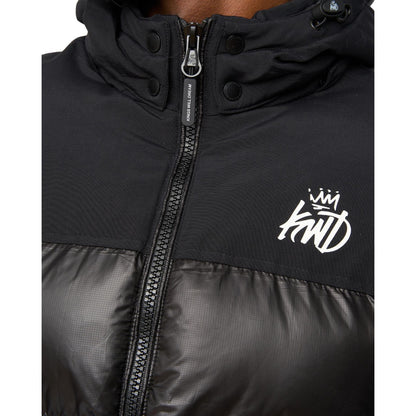 Black - Side - Kings Will Dream Mens Summs Puffer Jacket