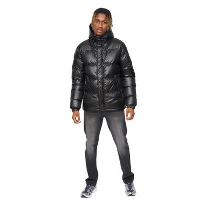 Black - Close up - Kings Will Dream Mens Welcome Puffer Jacket