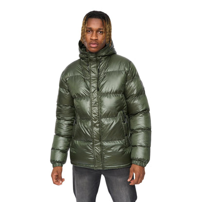 Olive - Front - Kings Will Dream Mens Welcome Puffer Jacket